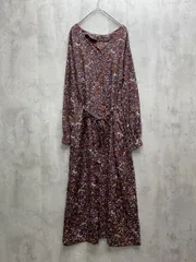 美品 URBAN RESEARCH Sonny Label アーバンリサーチサニーレーベル 花柄 シャツ ワンピース sizeF/茶 ■◇レディース