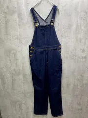 SOMETHING サムシング エドウィン コットン サロペット オーバーオール sizeM/濃紺 ◇■レディース