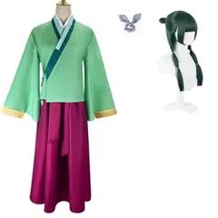 コスプレ衣装 髪飾り付き ウィッグ 追加可 薬屋のひとりごと アニメ 周辺 コスチューム ハロウィン 変装 仮装 演出服