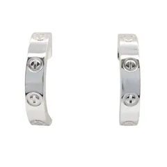 カルティエ CARTIER ピアス ラブ ピアス SM B8028900 K18WG（ホワイトゴールド） ラブ ピアス SM レディース Used Aのサムネイル