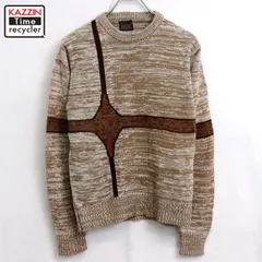 70s vintage Richman Brothers 織柄 ニットセーター メンズ 表記Mサイズ