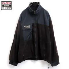 90s vintage Columbia ダブルジップ フリースジャケット メンズ 表記Mサイズ