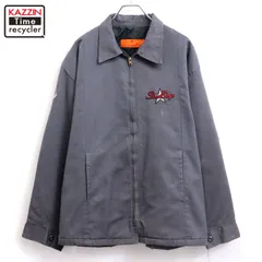 00s REDKAP 中綿 ワッペンカスタム ワーク ジャケット メンズ 表記Lサイズ