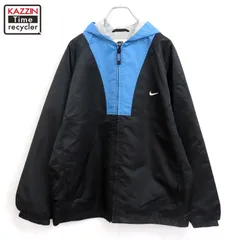 90s vintage NIKE フルジップ ナイロンジャケット メンズ 表記XLサイズ