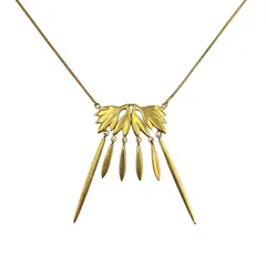 ディオール Dior ネックレス ペンダント メタル ゴールド レディース