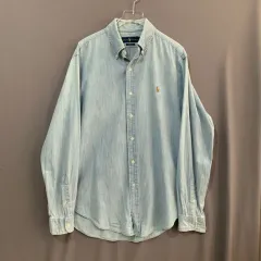 M ポロラルフローレン クラシックフィット シャンブレー シャツ