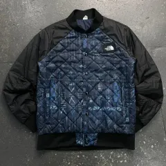 95-100 ザノースフェイス リバーシブル キルティング アウター