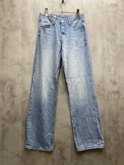 ZARA ザラ ワイド デニムパンツ size38/水色 ■■レディース