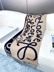 ロエベ LOEWE ロゴ マフラー スカーフ