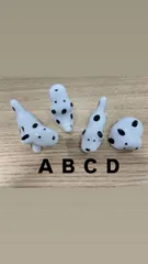 【42】在庫過多により格安にて販売！　陶器　犬 箸置き　10個セット