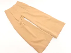 NATURAL BEAUTY BASIC ナチュラルビューティーベーシック タック ワイド パンツ sizeM/ベージュ ■■ レディース