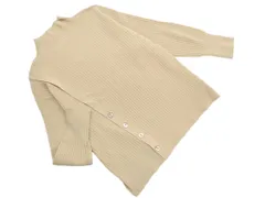 SENSE OF PLACE センスオブプレイス アーバンリサーチ リブ サイドスリット ニット セーター sizeONE/ベージュ ◇■ レディース