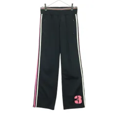 adidas アディダス トラックパンツ M ブラック ジャージ レディース 古着