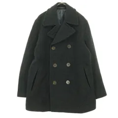 UNIQLO ユニクロ ウール ピーコート L グレー メンズ 古着
