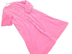 niko and ニコ アンド コーデュロイ バンドカラー Iライン ワンピース sizeL/ピンク ◇■ レディース