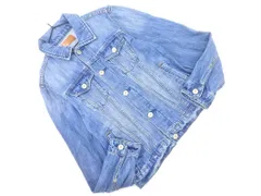 earth music&ecology アースミュージック＆エコロジー Gジャン デニム ジャケット sizeM/青 ◇■ レディース