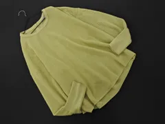 niko and ニコ アンド ワッフル ビッグシルエット ニット セーター sizeM/ライトグリーン ◇■ レディース