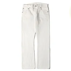 RRL ダブルアールエル パンツ ホワイト 白 サイズ:30×30 | ストレート ホワイトデニム パンツ | MADE IN USA | ラルフローレン | ボトムス ジーンズ ジーパン【メンズ】【中古】
