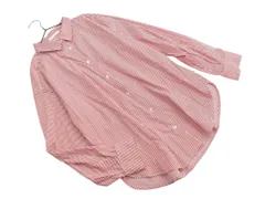 ehka sopo SM2 エヘカソポ サマンサモスモス ストライプ シャツ sizeF/白ｘ赤 ◇■ レディース