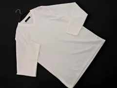 新品 nano universe ナノユニバース Vネック カットソー sizeL/白 ◇■ メンズ