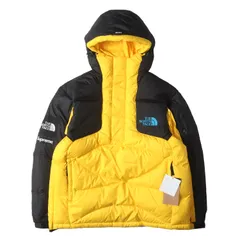 【新品】Supreme シュプリーム ジャケット イエロー ブラック サイズ:M | 22AW THE NORTH FACE ハーフジップ プルオーバー ダウンジャケット (800-Fill Half Zip Hooded Pullover) | コラボ