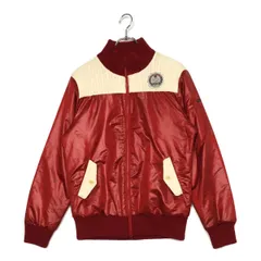 中古 メンズ ジャックバニー Jack Bunny!! フルジップアウター 6(LL) 赤 レッド 中綿 ダブルジップ ニット切替