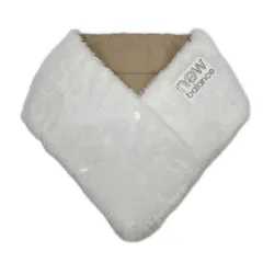 中古 ニューバランスゴルフ New Balance golf ネックウォーマー フリー ホワイト＆ベージュ リバーシブル