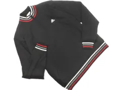 adidas アディダス ゴルフ ウール混 ハーフジップ ニット セーター sizeL/黒 ◇■ メンズ