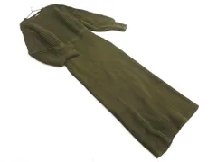 SLY スライ Iライン ニット ワンピース size2/緑 ◇■ レディース