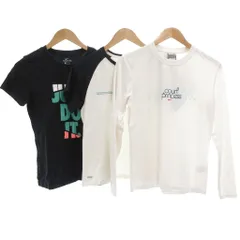 ナイキ NIKE Tシャツ カットソー 3点セット まとめ 長袖 半袖 S L 白 ホワイト 黒 ブラック  /BS ■YHS4