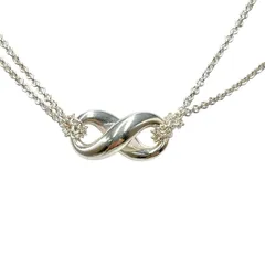 ティファニー TIFFANY&Co. ネックレス インフィニティ ダブルチェーン シルバー925 レディース