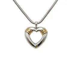 ティファニー TIFFANY&Co. ネックレス ハート コンビ シルバー925 レディース