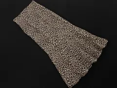 SLY スライ レオパード柄 マーメイド スカート size2/アイボリー ■■ レディース