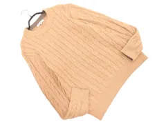 GLOBAL WORK グローバルワーク ケーブル編み ニット セーター sizeM/ベージュ ◇■ メンズ