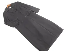 Calvin Klein カルバンクライン ウール100% ロング コート size9/グレー ◇■ レディース