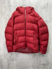 UNIQLO ユニクロ シームレス ダウン パーカー sizeM/赤 ◆■◎レディース