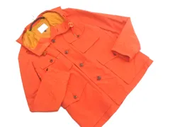 nano universe ナノユニバース フード ジャケット sizeL/オレンジ ◇■ メンズ