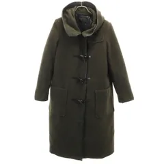 nano universe ナノユニバース 西川ダウン ダッフルコート 38 カーキ ダウンライナー付き レディース 古着