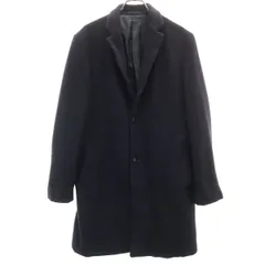 JOURNAL STANDARD ジャーナルスタンダード ウールブレンド チェスターコート M ネイビー メンズ 古着