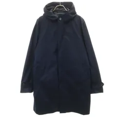 nano universe ナノユニバース ライナー付き フーデット コート L ネイビー メンズ 古着