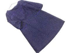 NATURAL BEAUTY BASIC ナチュラルビューティーベーシック ツイード Iライン ワンピース sizeS/紺 ◇■ レディース