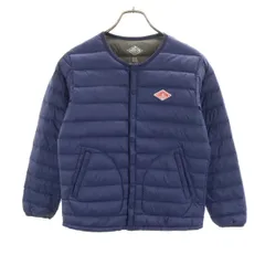 Danton ダントン インナー ダウンジャケット 36 ネイビー レディース 古着