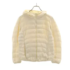 UNIQLO ユニクロ ウルトラライトダウンジャケット L アイボリー レディース 古着
