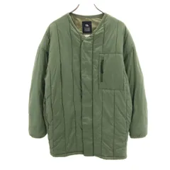niko and... ニコアンド ALLIED キルトミリタリー ブルゾン M オリーブ系 レディース 古着