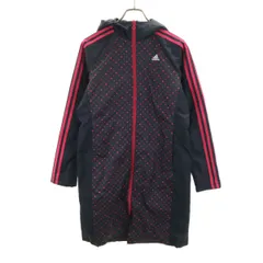 adidas アディダス 中綿コート M ネイビー レディース 古着