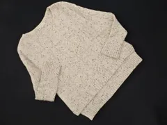 KUMIKYOKU 組曲 ウール混 ニット セーター size2/オフホワイト ◇■ レディース