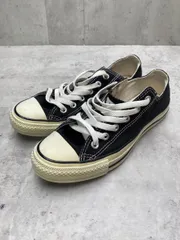 CONVERSE コンバース M9166 キャンバス オールスター OX スニーカー size24.5/ブラック ■■レディース