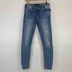 ZARA ザラ レディース デニム ジーンズ ダメージ加工 スキニーデニム ブルー サイズ38