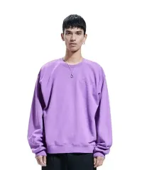 LIFUL MINIMAL GARMENTS. バイオレット スウェットシャツ