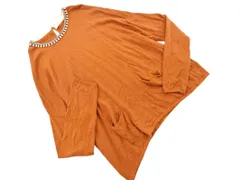 GALLARDAGALANTE ガリャルダガランテ アンゴラ混 ビジュー ニット セーター sizeF/キャメル ◇■ レディース